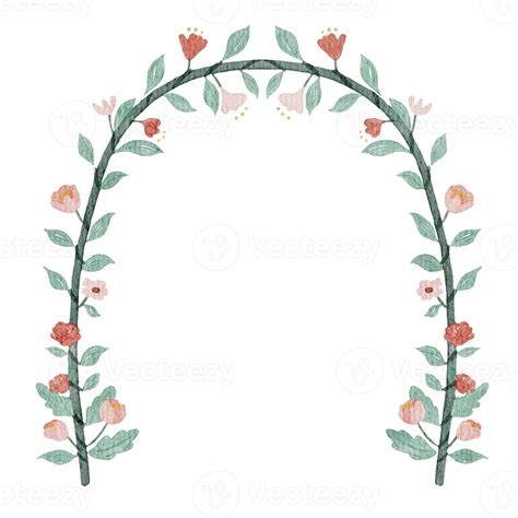 Flower Arch Watercolor 13166015 Png