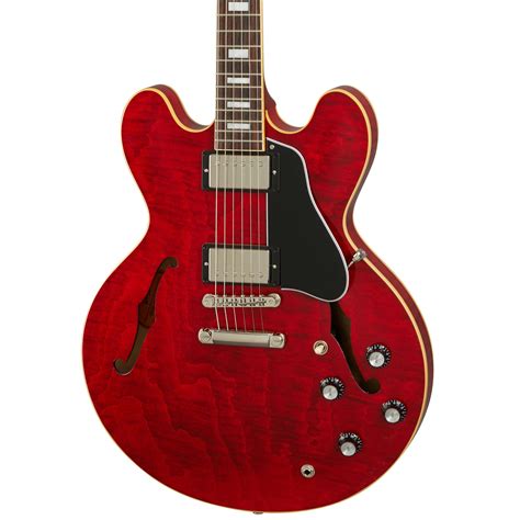 Gibson Usa Es Figured Semi Hollow Electric Guitar In Sixties Cherry