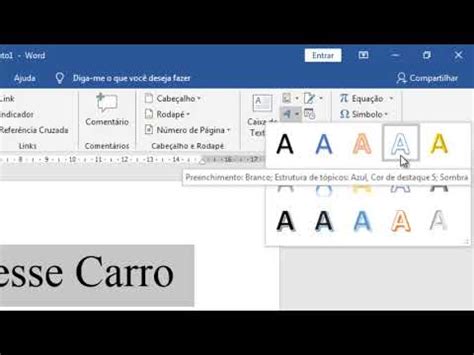 Como Colocar WordArt No Word YouTube