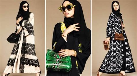 dolce and gabbana has unveiled its debut hijab and abaya fashion range metro news