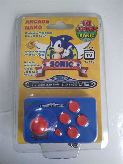 Mega Drive Arcade Nano Sonic Plug N Play Novo Neiva Olx Portugal