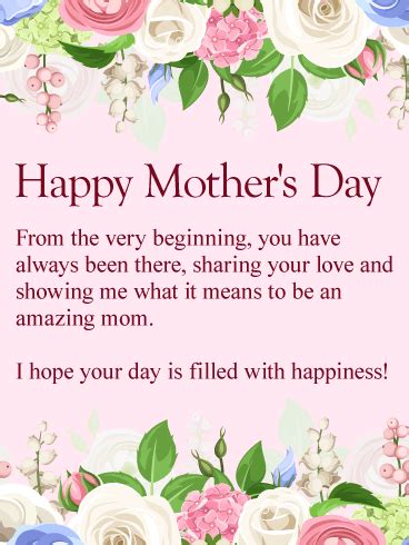 It's important to thank her. To my Amazing Mom - Happy Mother's Day Card | Birthday & Greeting Cards by Davia