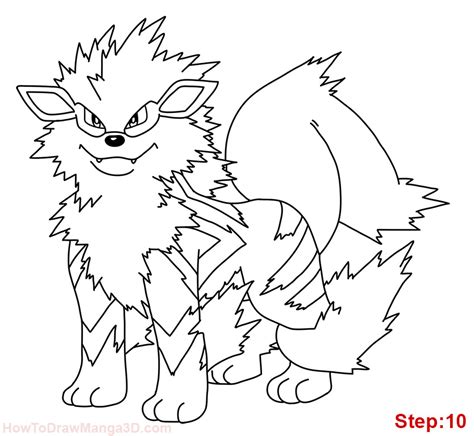 5 Desenhos Do Arcanine Para Baixar Colorir E Pintar Mestre Pokemon