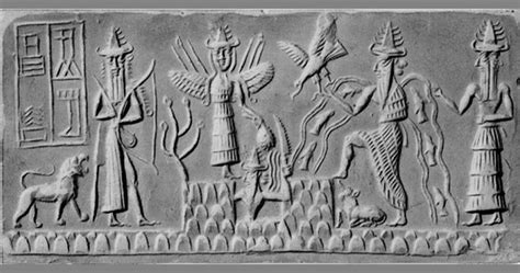Los Dioses Sumerios Enki Inanna Y Los Primeros Humanos Deformes