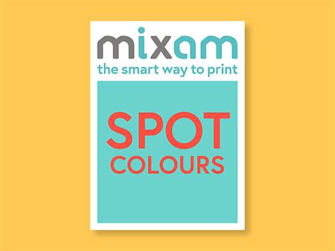 Spot Colour Mixam Print