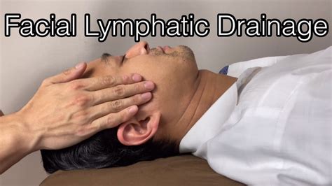 Lymphatic Drainage For Face English Youtube
