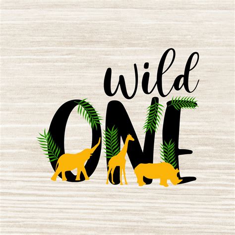 Wild One SVG 1st Birthday SVG Safari Wild One SVG First - Etsy UK
