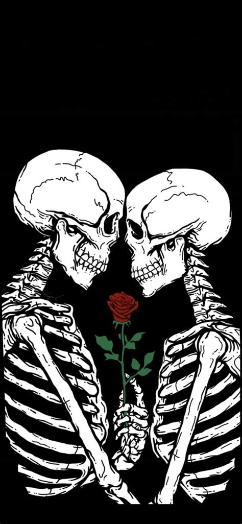 Skeleton Love Wallpapers Wallpaper Cave