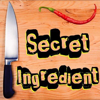 The secret ingredient is crime. Secret Ingredient (@SecIngredient) | Twitter