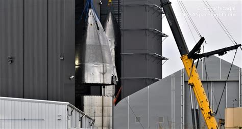For this test, the vehicle will ascend to an altitude of approximately 12.5km (unconfirmed), before moving from a vertical orientation (as on. SpaceX Starship factory sprouts another nosecone as 'SN10' nears completion | Motor Junkies ...