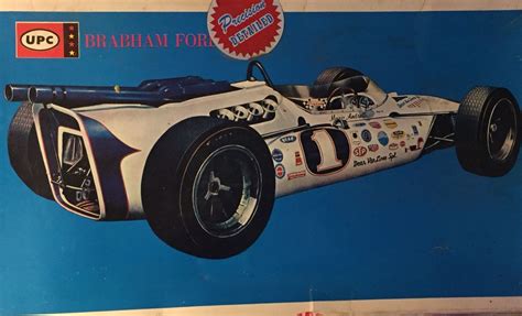 Vintage 116th Scale Upc Motorized Brabham Ford Indy Large Scale Model