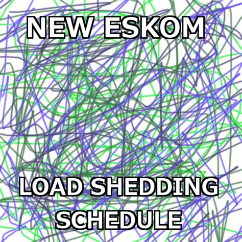 The load shedding timetable starts when there is a formal announcement from eskom. This is why you hate Eskom the most