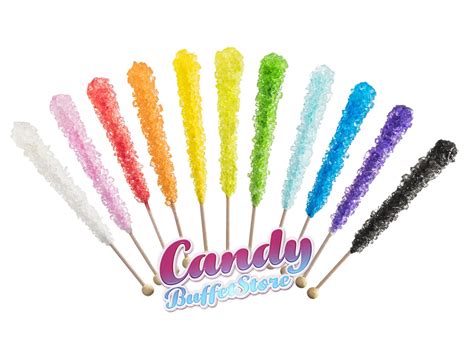 Candy Buffet Store Black Rock Candy On A Stick Pack Of 24 Black