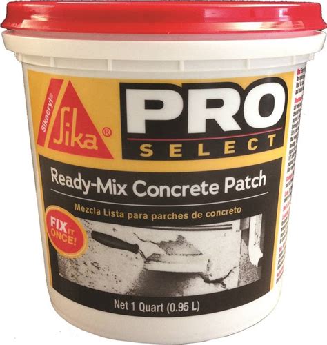 Sikacry 472189 Ready-Mix Concrete Patch, 1 qt, Gray, Paste