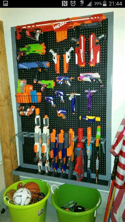 Nerf gun cupboard and how cool is this nerf gun storage cupboard idea? Nerf Gun Rack | Boom Boom | Pinterest | Nerf, Guns and Gun ...