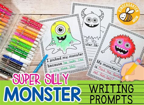 Free Monster Writing Prompts These Silly Monsters Need Stories To Tell