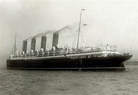 Cunard Line Mauretania 1920s Titanic Ship Rms Mauretania Cruise Ship