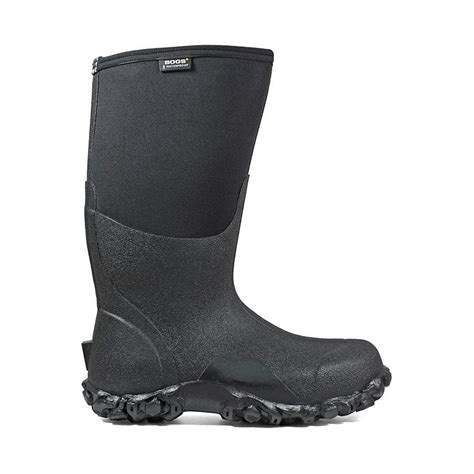 60142 Bogs Men S Classic High Insulated Farm Work Boot Black The Wire