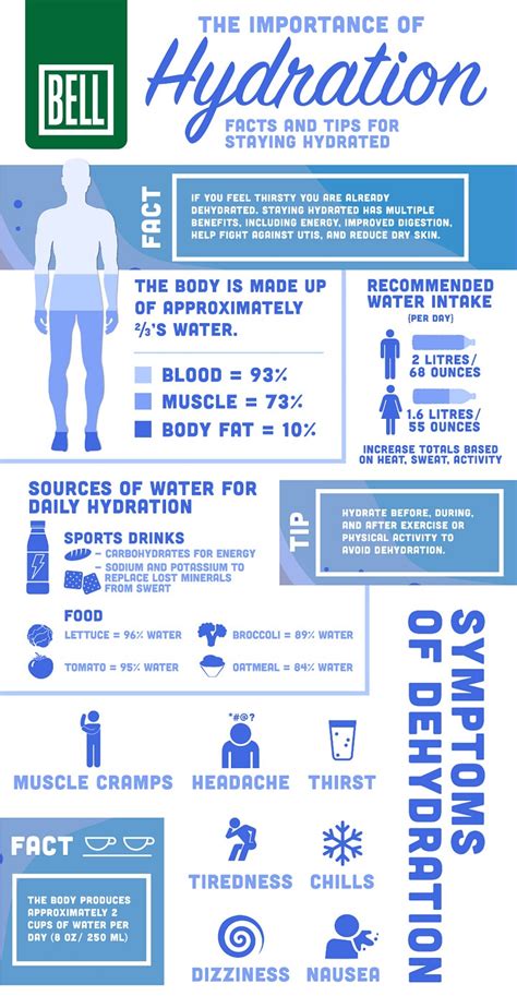 The Importance Of Hydration Infographic Bell Wellness Center