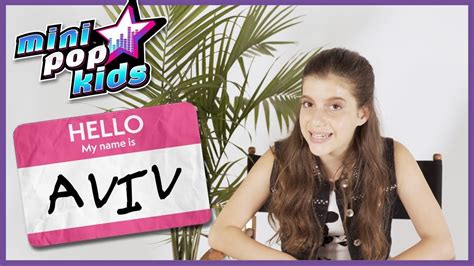 Aviv Meet The Mini Pop Kids Mini Pop Kids Youtube