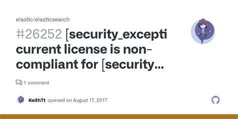 Securityexception Current License Is Non Compliant For Security