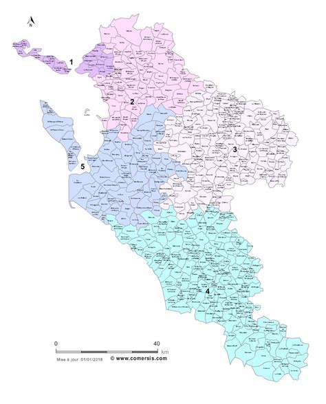 Carte Personnalisable Des Circonscriptions De La Charente Maritime