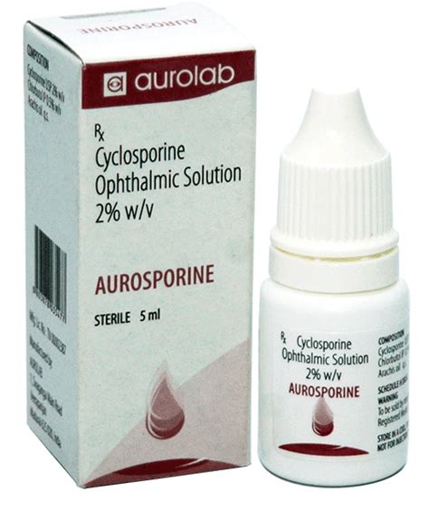 Ayurvedic eye drops in goabay indian online store. Buy Cyclosporine Eye Drops - Aurosporine from Aurolab ...