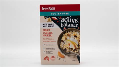 Freedom Classic Active Balance Fruit Seeds Muesli Review Breakfast Cereals Comparison CHOICE