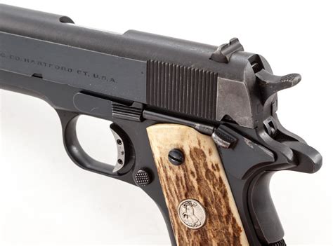 Post War Colt Super 38 Semi Automatic Pistol