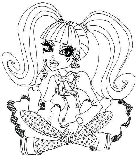 Female Vampire Coloring Pages At Free