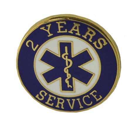 2 Year Ems Service Pin Years Of Service Pins