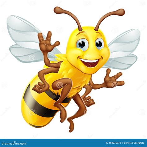 Honey Bumble Bee Clipart Cartoon Royalty Free Stock Photo