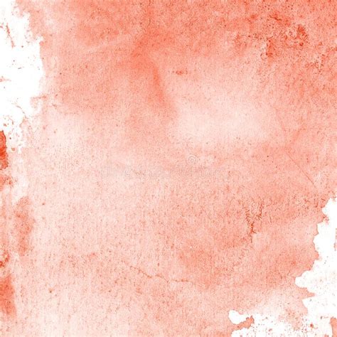 Abstract Paint Hand Drawn Red Watercolor Background Raster Illust