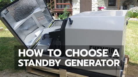 Home Standby Generators How They Work And How To Choose One Youtube