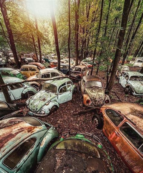 abandoned car abandoned buildings abandoned houses abandoned places auto volkswagen