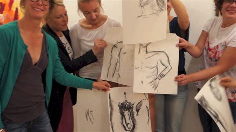 A View Inside A Life Drawing Event For Hen Parties By Fun Life Draw