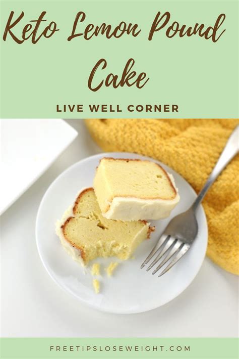 Looking for an easy cake recipe? Keto Lemon Pound Cake Recipe - Low Carb Gluten Free Sugar Free | Food recipes, Low carb desserts ...