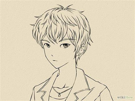 8 steps how to draw side view anime step by step real time drawing steps 1 you can start draw face with a simple circle. Male Manga Drawing at GetDrawings | Free download