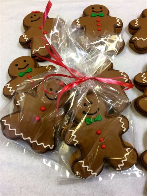 Real Gingerbread Men Seasonal Cookies Gingerbread Cookie Etsy