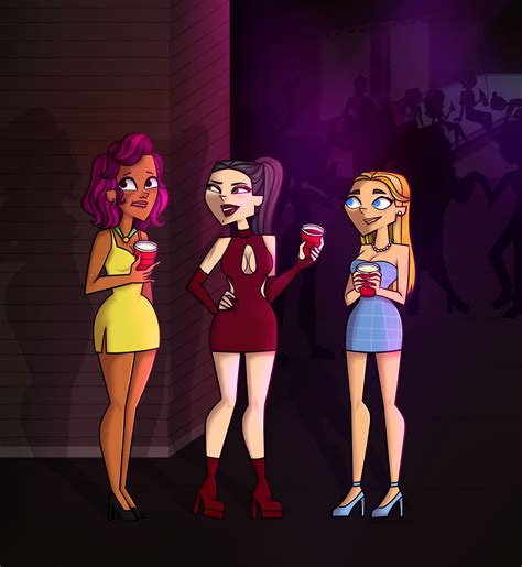 Repost From My Deviantart Sierra Heather And Lindsay At A Party Rtotaldrama