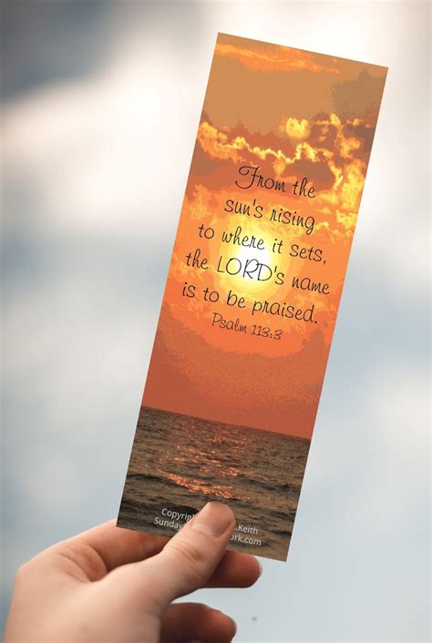 The Lords Prayer Bookmark And Psalms Printable Bookmarks Etsy