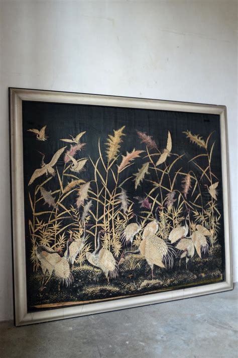 9,838 likes · 3 talking about this. Large Antique Japonisme Hand Embroidery Silk Tapestry ...