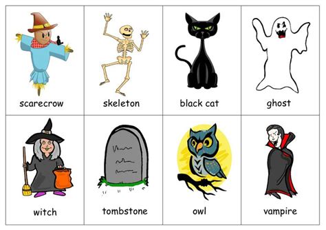 Vocabulaire Des Enfants Halloween En Anglais English Singing - halloween | English activities, Learn english, Speaking activities