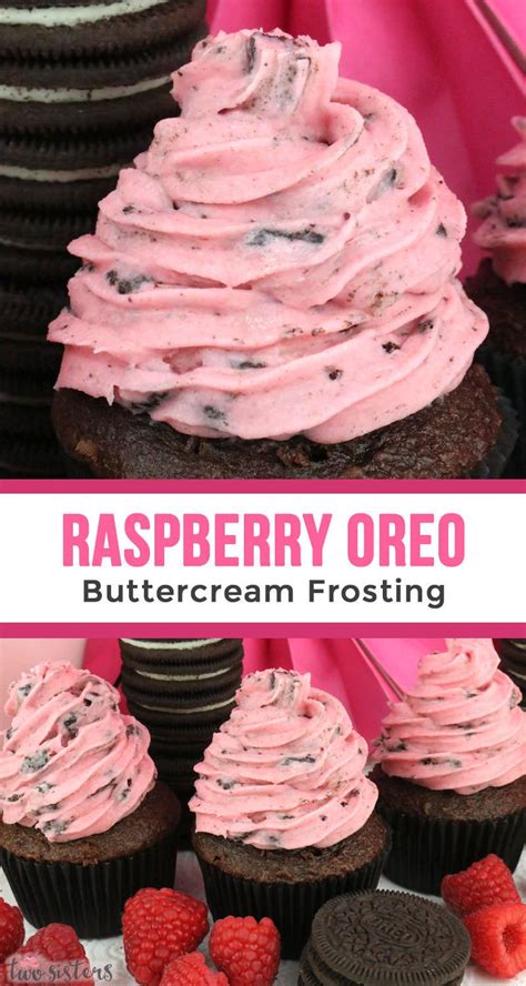 Raspberry Oreo Buttercream Frosting Recette Cuisine