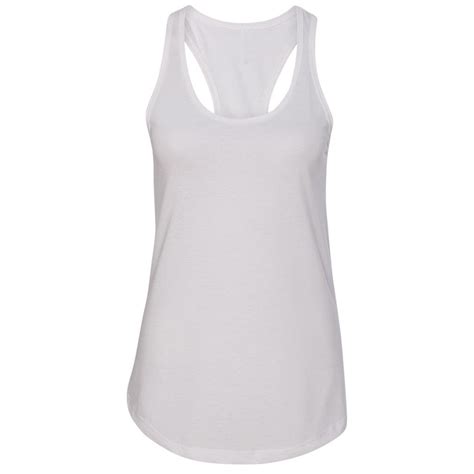 Next Level Womens White Ideal Racerback Tank