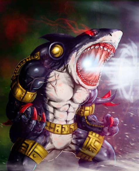 Armaggon The Mutant Shark From TMNT Tournament Art By Grapiqkad