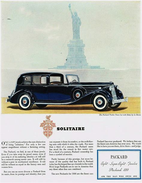 Packard 1936 Car Ads Packard Automobile Advertising