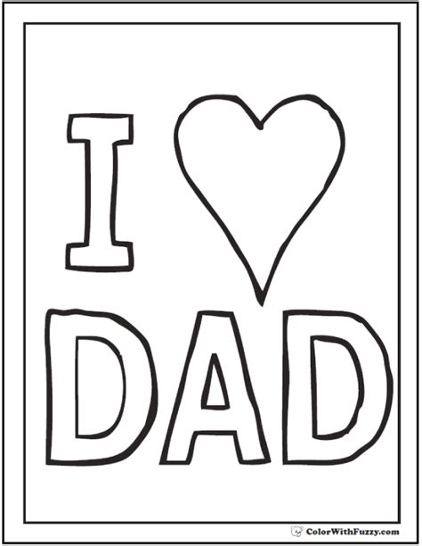Happy Father S Day Coloring Pages Free Printables Paper Trail Design Father S Day Coloring