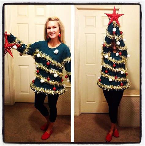 Easy diy crochet christmas lights sweater. 15 Do It Yourself Ugly Christmas Sweaters - Oh My Creative