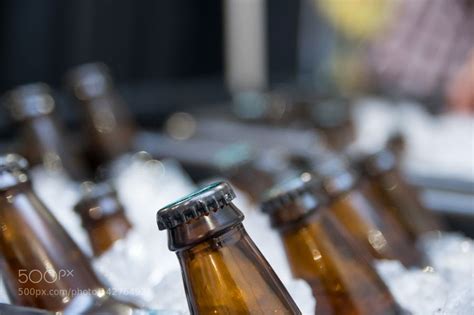 Pic Close Up Of Beer Bottles In An Ice Tub Beer Bottle Beer Bottle